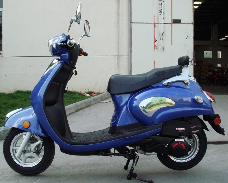 50cc/125cc-de Autoped van de Zakfiets met Twee Zetels, 2 Wielautoped voor Volwassenen