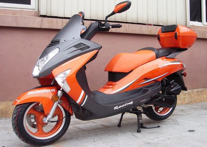 V het Gasautoped van de Stijlkoplamp 150cc, Autopedden Met gas met 2 Achteruitkijkspiegels