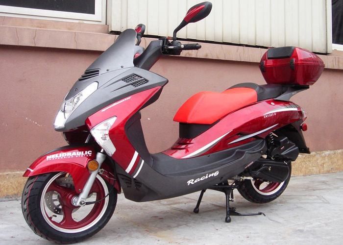 V het Gasautoped van de Stijlkoplamp 150cc, Autopedden Met gas met 2 Achteruitkijkspiegels
