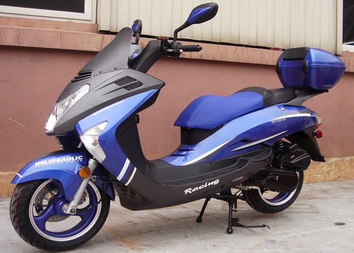 V het Gasautoped van de Stijlkoplamp 150cc, Autopedden Met gas met 2 Achteruitkijkspiegels