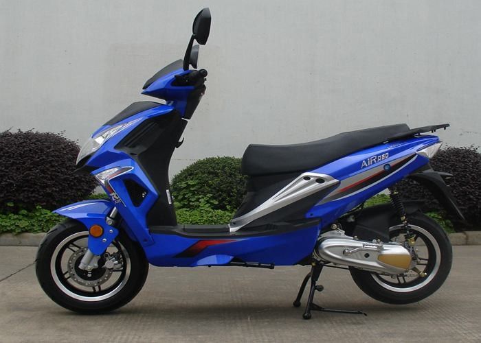 2 slag 1 Cilinder Blauwe Volwassen Scooter 150 van Maximum Ladingskg Capaciteit 2,0 Olieverbruik