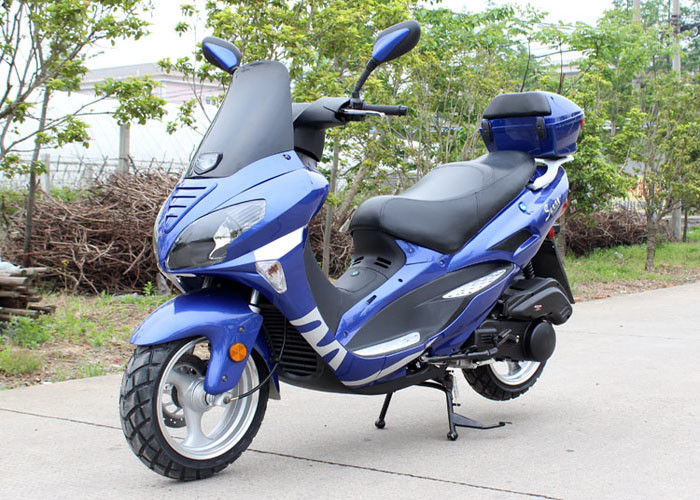 Het vier Kleurengas kniesde Autoped met Windscherm CVT, Snelle Snelheidsscooter 150cc