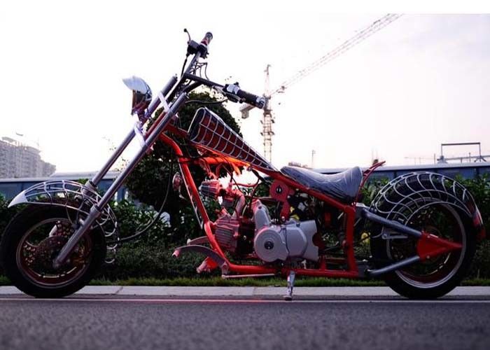De Straat Wettelijke Motorfiets van de Spidermanstijl 50cc, de Tank van de de Bijlen12v Batterij 3L van Douaneharley
