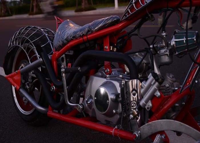 De Straat Wettelijke Motorfiets van de Spidermanstijl 50cc, de Tank van de de Bijlen12v Batterij 3L van Douaneharley