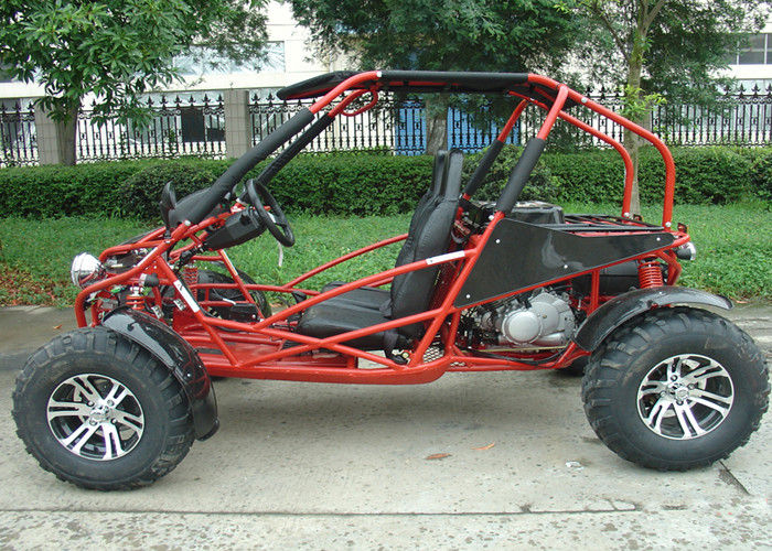 2 van de het Go-kart Hoge Macht van de wielaandrijving 400cc Motor Met fouten twee Zetels met Vijf Toestellen