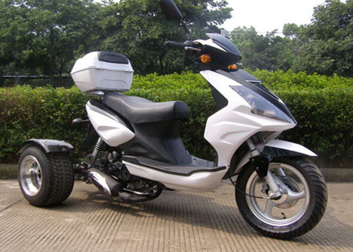 3 wiel50cc Autoped met Achterdoos, 3 Speculantmotorfiets met Groot Hoofdlicht