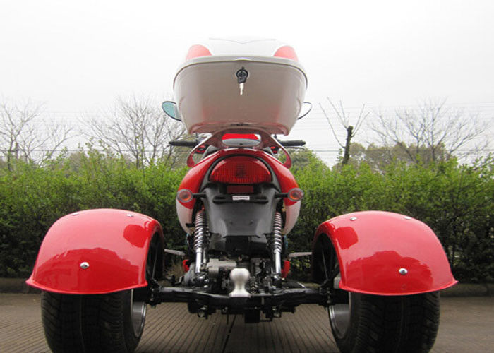 50cc de trilucht van de Wielmotorfiets koelde Enige Cilinder Viertaktsohc met Grote Achterdoos