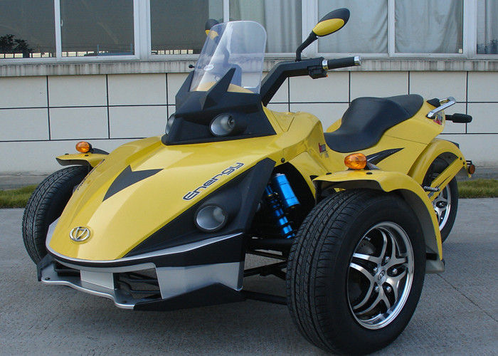 De achter Tri het Wielmotorfiets van de Schijfrem met Twee Voorwielenwater koelde Slag 4