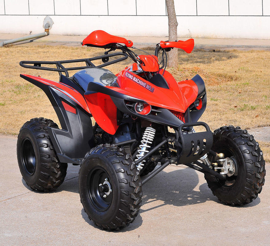 De één Seat-Jeugd die van Rood 4 X 4 Naast elkaar Atv van ATV 200CC het Nutsvoertuigen rennen