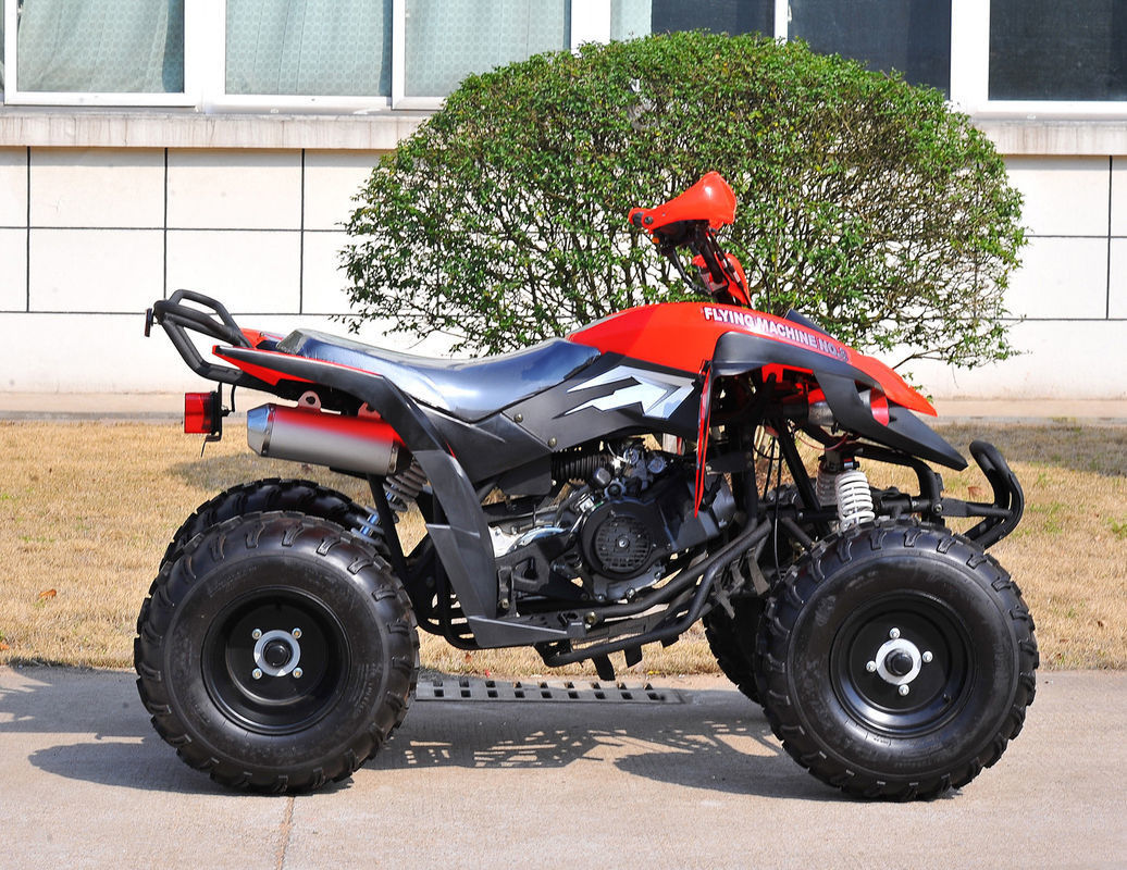 De één Seat-Jeugd die van Rood 4 X 4 Naast elkaar Atv van ATV 200CC het Nutsvoertuigen rennen