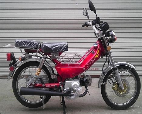 50CC CDI Gekoelde de Motorfiets Voorschijf Met gas van het Schopbegin/de Achterlucht van de Trommelrem