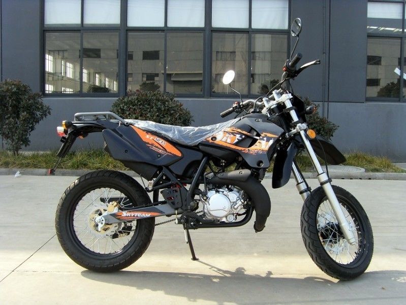 4 de Motorfiets van de slag50cc Sport met Signaallichten, de Enige Gekoelde Lucht van Cilindermotorfietsen