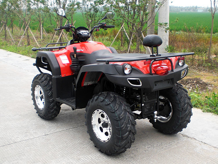 Enige Cilinder Vierwielige Atv 650cc 4 - Slag Vier Klep Naast elkaar Voertuigen met vier wielen