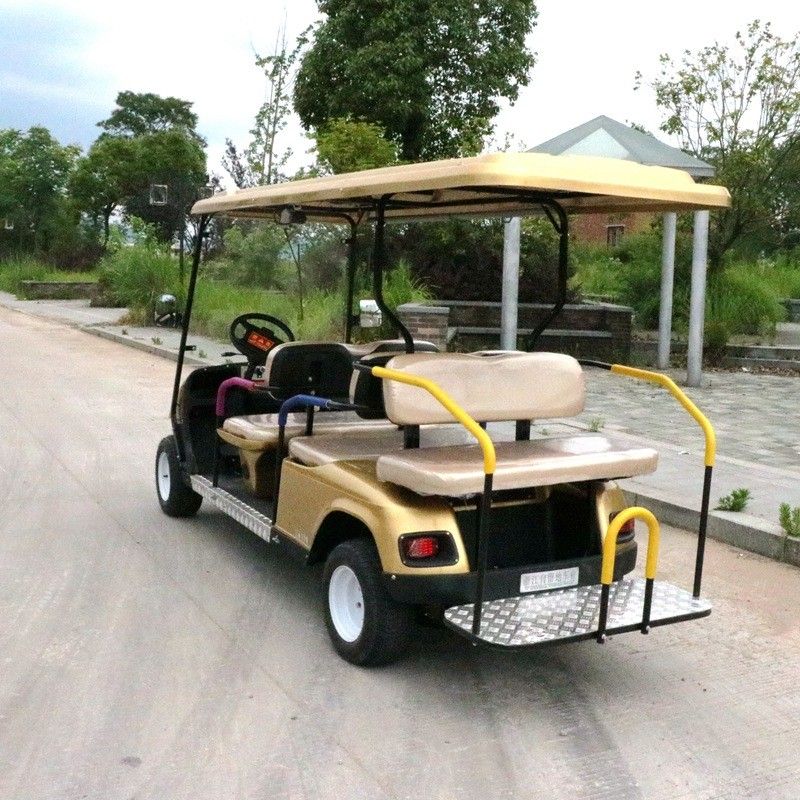 6 Karren 6V 180AH X van het personen4000w de Elektrische Golf 8 het Golfkarren van Onderhouds Vrije Off Road