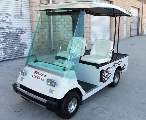 2 Gemakkelijke Karren 150cc van het zetels gaan de Elektrische Golf Viertakt Enige Gekoelde de Cilinderlucht van de Golfkar
