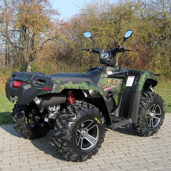 De olie koelde het Vierwielige Atv Dubbel van 400cc/kiest A uit - bewapen met Aluminiumrand Elektrische Verschuiving