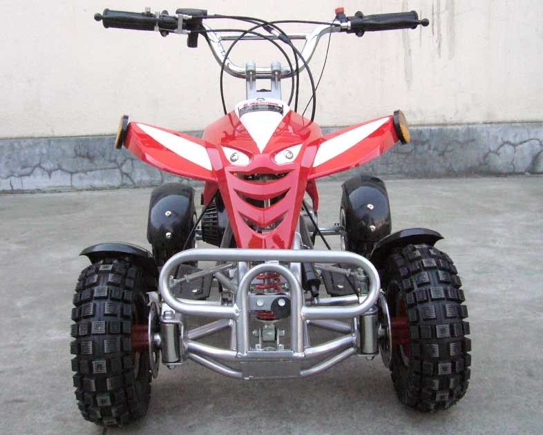 2 - De Fiets van de slag50cc Atv Vierling met Voor/Achterschijf Voor/AchterSchokbreker