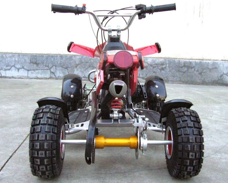 2 - De Fiets van de slag50cc Atv Vierling met Voor/Achterschijf Voor/AchterSchokbreker