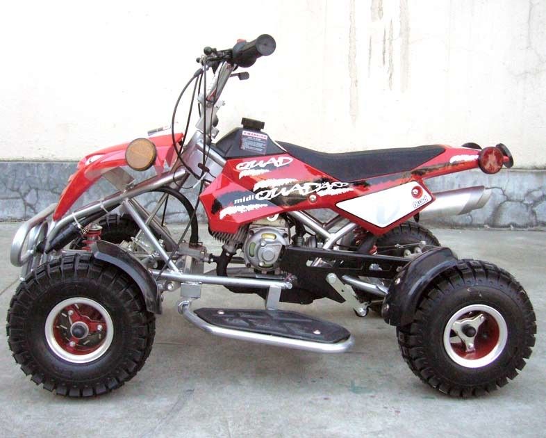 2 - De Fiets van de slag50cc Atv Vierling met Voor/Achterschijf Voor/AchterSchokbreker