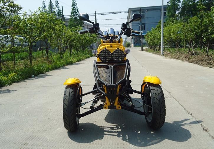 De horizontale Motorfiets 50cc 3 Autoped 4 van het Type Triwiel van Wieltrike Slag