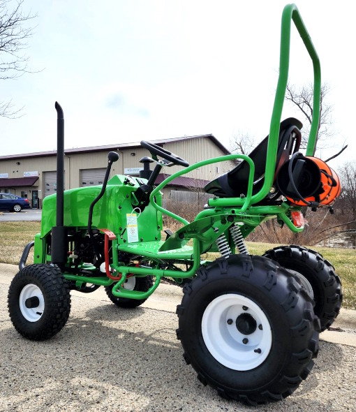 Van het de Mensengolf van Mini Farm Tractor With Reverse 125cc Één de Lichten van de Karjeep fully auto with hitch