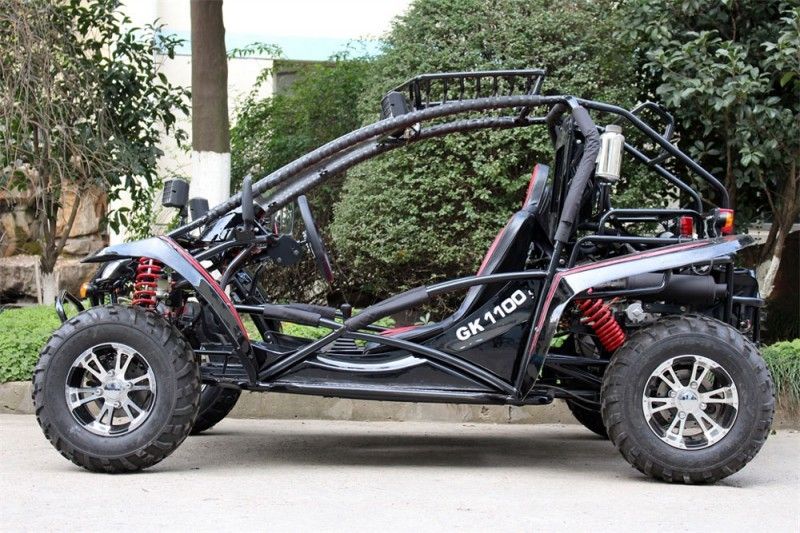 1100CC dubbel wapen-Schommeling Go-kart Met fouten met 4 Cilinder het Vloeibare Koelen, Onafhankelijke Opschorting