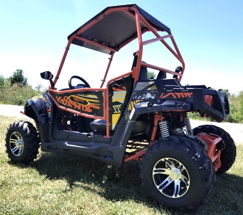 De Kar van UTV 170 MaX Utility Vehicle Gas Golf met de Douaneranden van Windscherm Overmaatse Banden/Opschorting