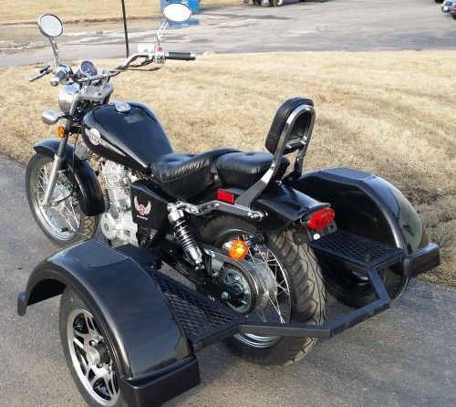 250cc de lucht koelde de Autoped van 3 Wieltrike met Enige Cilinder, 4-slag Koelsysteem