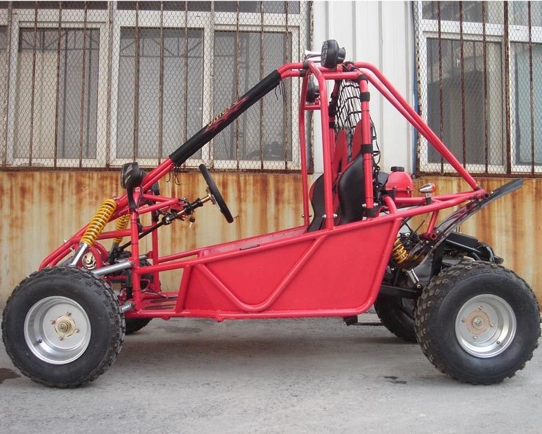 Van de de Schijfrem 150cc van Fr/rr-Go-kart Met fouten van het Go-kart het Dubbele Seat met Elektrisch Beginnend Systeem