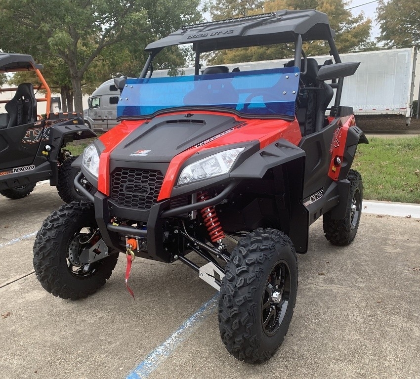 Gasvoertuig 1000 UTV Side by Side Full ABS Dak Twee broers Racing Uitlaat