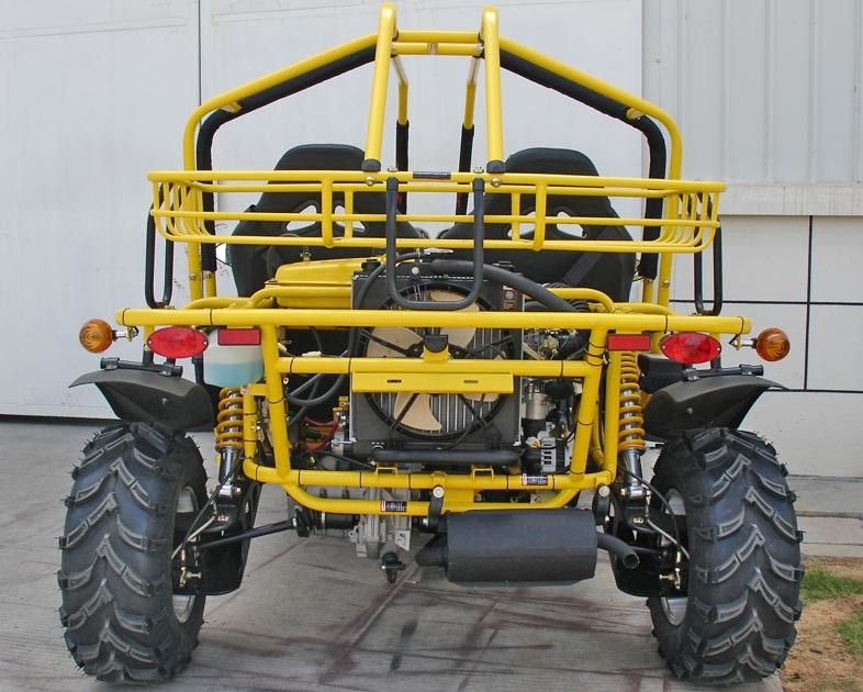 1000CC buitengewoon breed Groottego-kart Met fouten met Voor/Achter de Schijfrem van de Schachtaandrijving