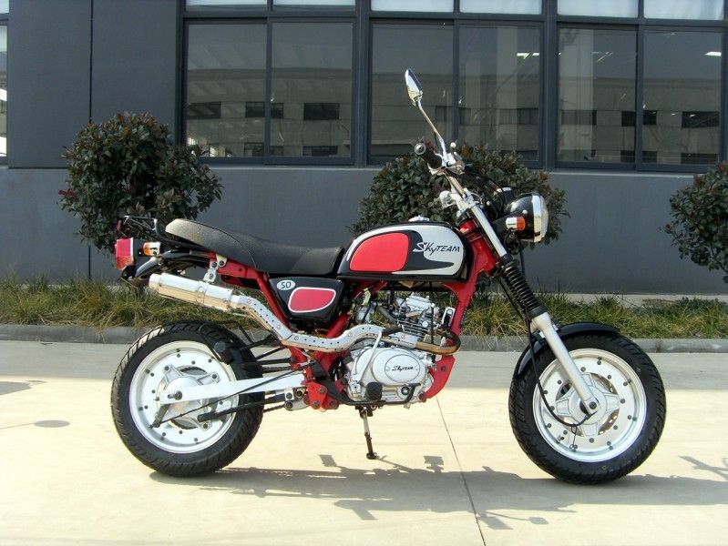50cc de minimotorfiets van de Vuilfiets met Klassieke Brede stuur/snelheidsmeter en indicatorlamp