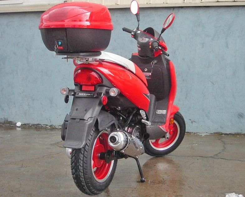 150cc 2 Wielautoped met CVT-motor 12“ PUNTband en de Achterboomstam van de Aluinrand