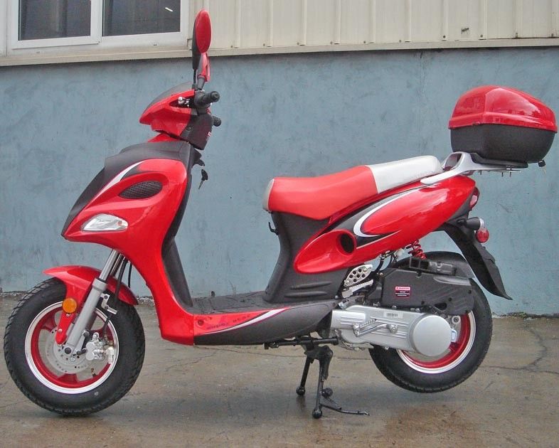 150cc 2 Wielautoped met CVT-motor 12“ PUNTband en de Achterboomstam van de Aluinrand