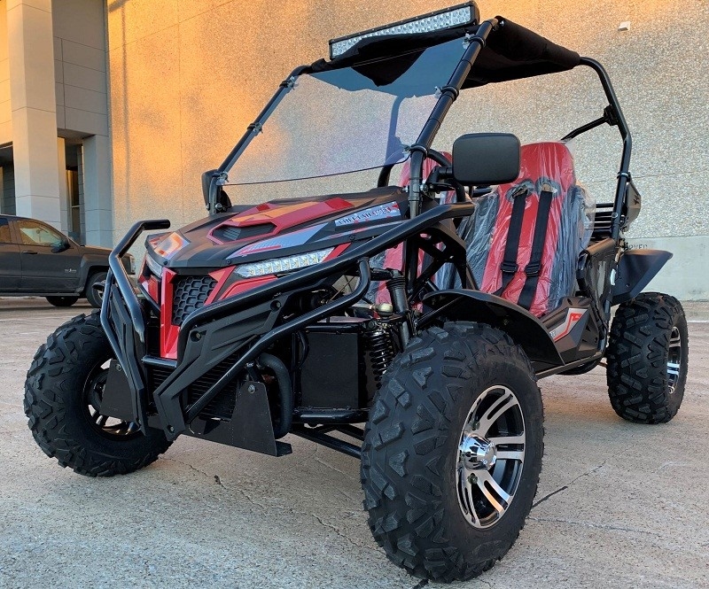 Watergekoelde elektrische start-go-kart buggy met schijfrem en 4-takt enkelcilinder