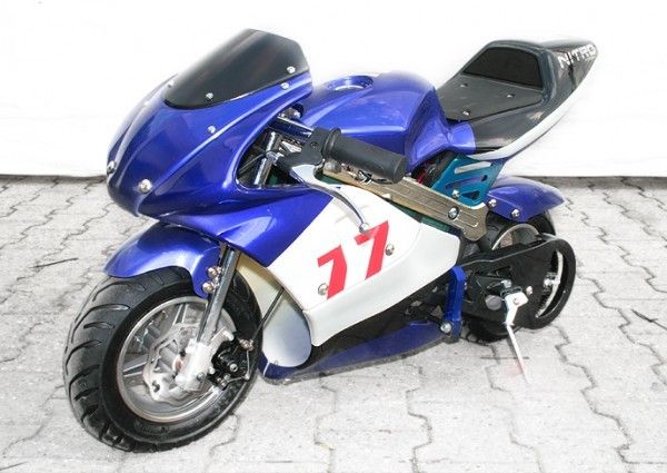 Heldere Blauwe de Fietsmotorfiets van het Kleurenvuil/Elektrische Zakfiets 350 Watts Maximum Snelheid 30km/H