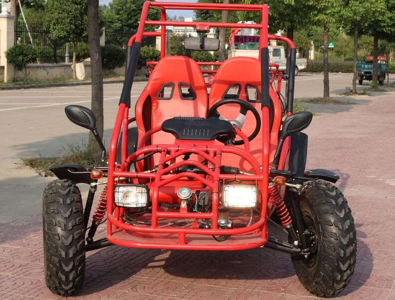 De horizontale 4 Slaglucht Met fouten van het Typego-kart koelt 4 Seater Voor/Achterschijfrem