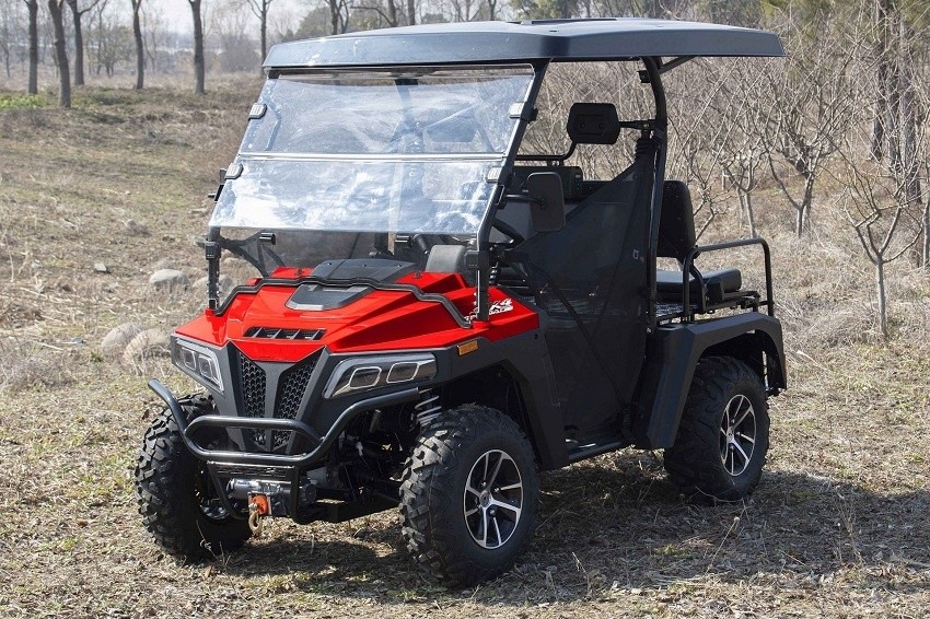 Golfkarren 450 EFI 4X4 UTV 450 MAX - 4 Passagiers 4WD Voor- en achterverschil met slotmotorbalansas