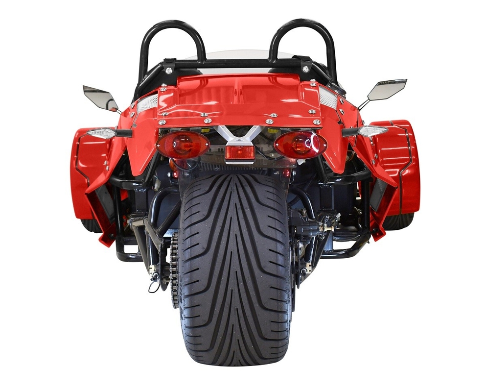 E-Spider 72V Trike krachtige 3000w Middrive motor met lithiumbatterie