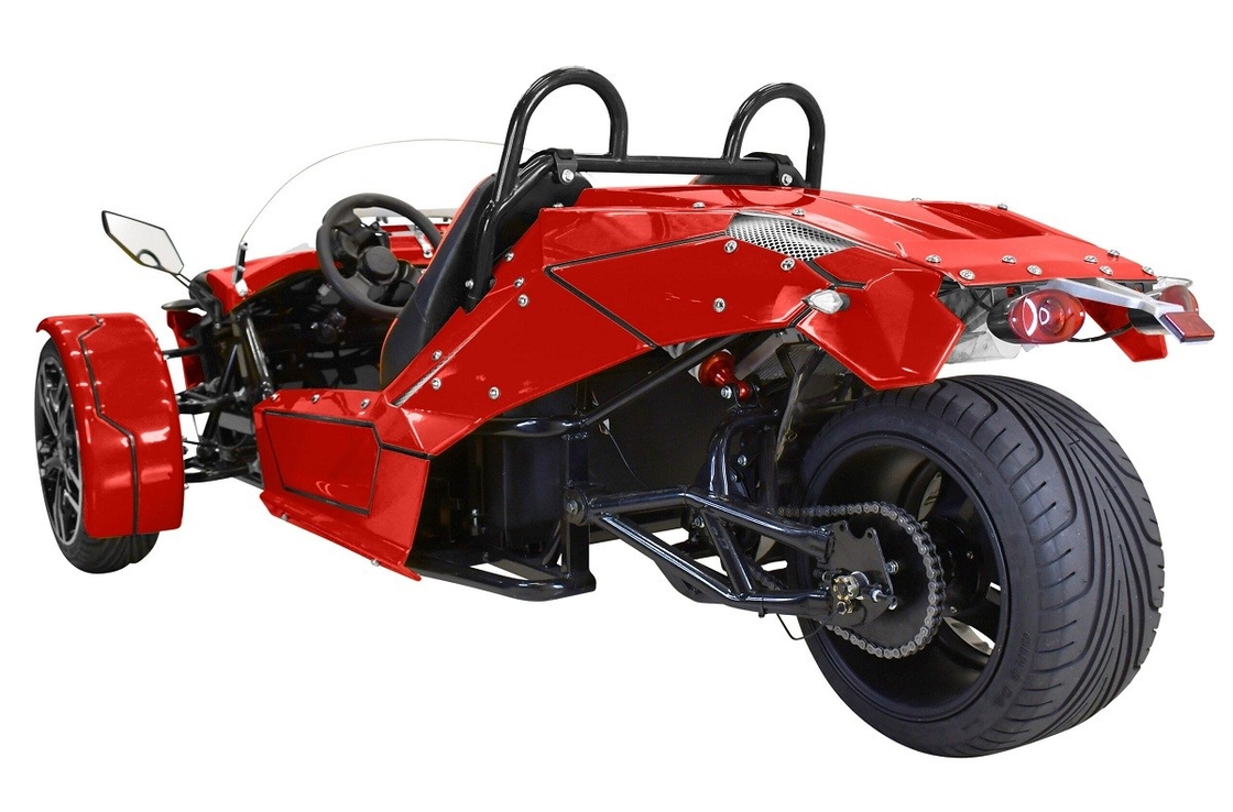 E-Spider 72V Trike krachtige 3000w Middrive motor met lithiumbatterie