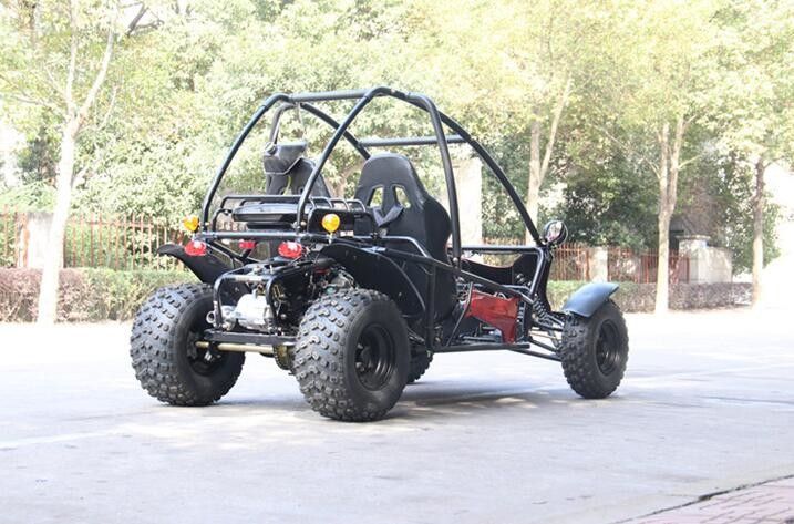 Horizontale Enige Cilinder 4 Go-kart van Slag het Dubbele Seat met Voor/Achterschijfrem