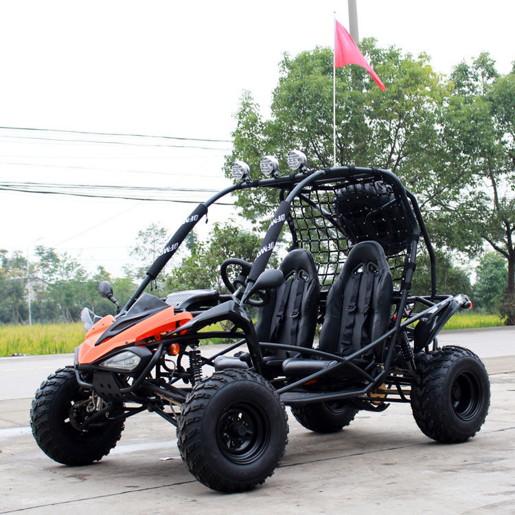 Dual Shock-Lucht koelde 2 Seater Off Road Go-kart met Riemaandrijving + Kettingoverbrenging