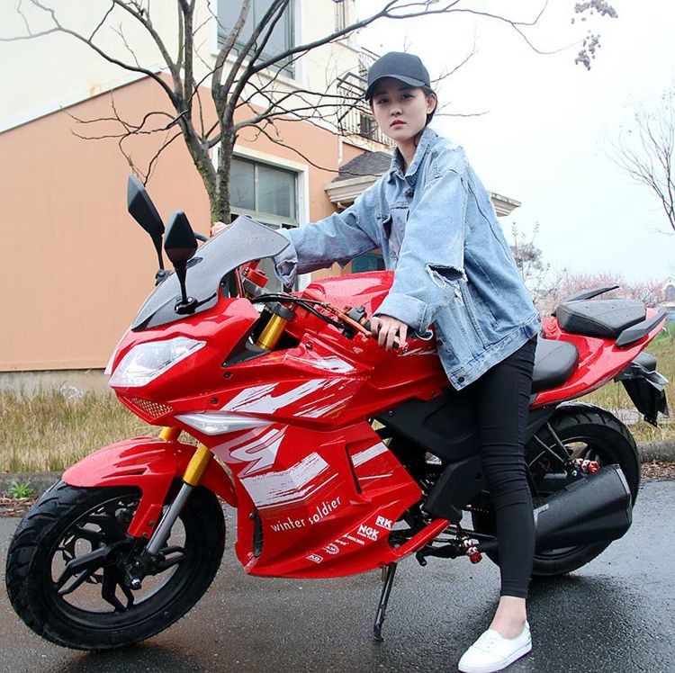De enige Cilinder 150cc dreef hoog Motorfietsen 2 Seater- aanMotorfiets voor Volwassenen