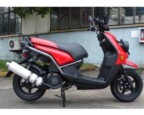 Automatische Koppelings150cc Volwassen Scooter 4 Slagautoped CVT 8.5n.m/4000rpm