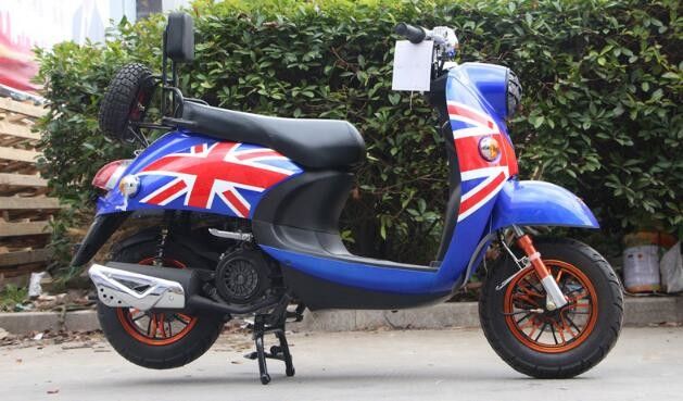 4 Rem van de de Schijf Achtertrommel van de slag de Lucht Gekoelde 150cc Volwassen Scooter Voor