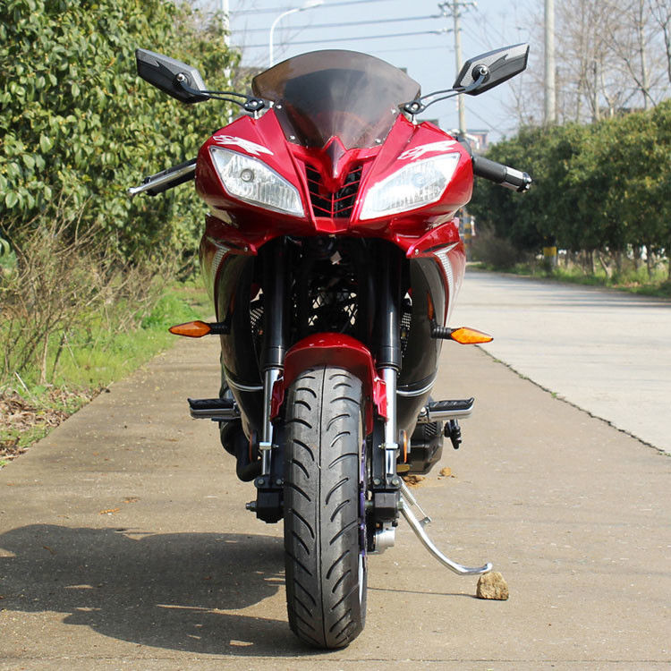 Horizontale Typelucht Gekoelde 4-slag Elektrisch aangedreven Motorfiets 150cc