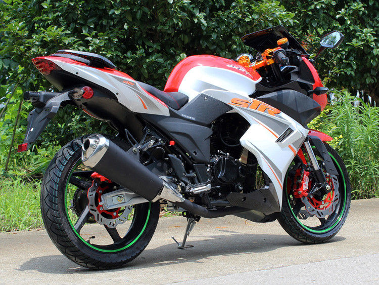 Enige Cilinder 4 Slaglucht koelde 250cc-Bijlmotorfiets met Schijf/Schijfrem