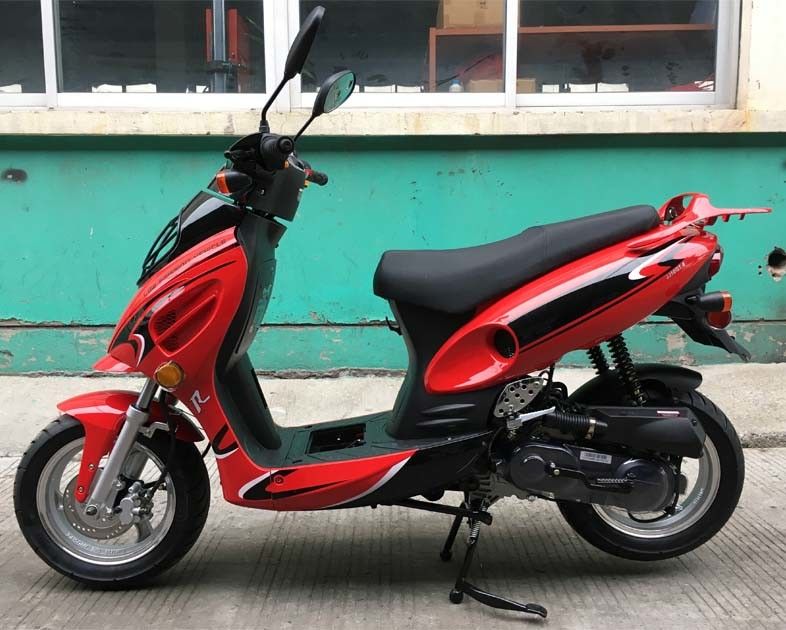 gedwongen 50cc CVT - de lucht Gekoelde Minirem van de de Schijf Achtertrommel van de Fietsautoped Voor