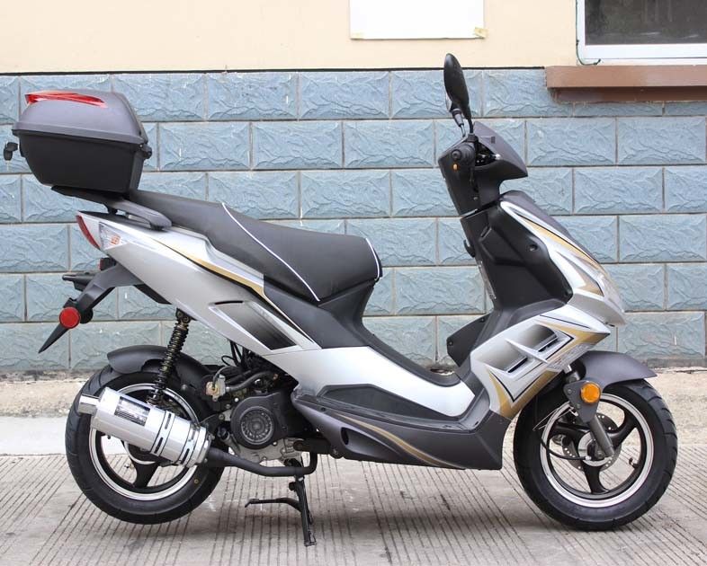 12“ Voorschijf en de Achter Volwassen Scooter van de Trommelrem 50cc met Boomstam