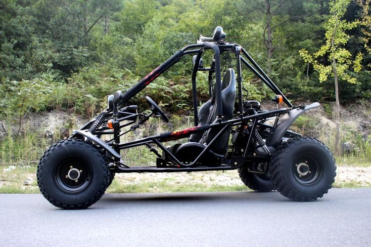 De lucht koelde Twee Seater-de Kettingoverbrengings150cc Grote Grootte van het Go-kart Elektrische Begin